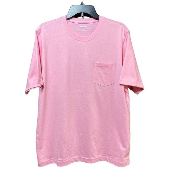 Lands End- Men’s Pocket Super T Cotton Tee Shirt- Sz. M - Picture 1 of 7